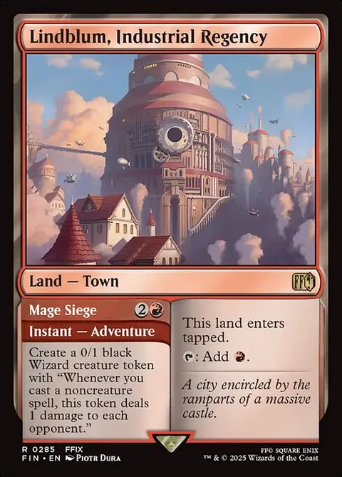 Lindblum, Industrial Regency // Mage Siege, carte 285 de Final Fantasy