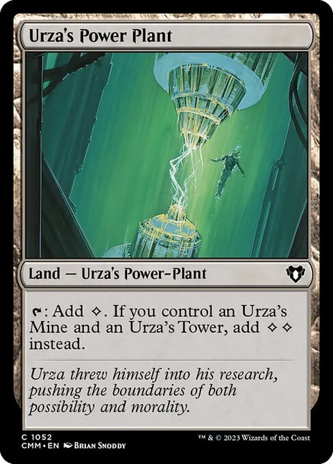 Urza's Power Plant, card 1052 from Commander Masters