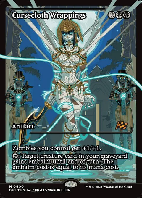 Cursecloth Wrappings, card 400 from Aetherdrift