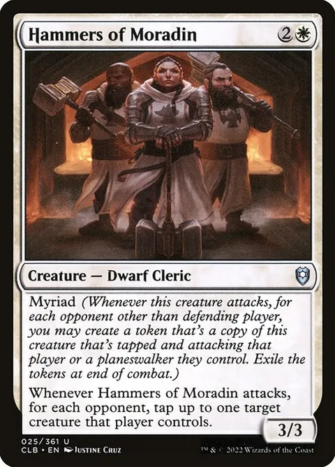 Hammers of Moradin, card 25 from Commander Legends: Battle for Baldur's Gate