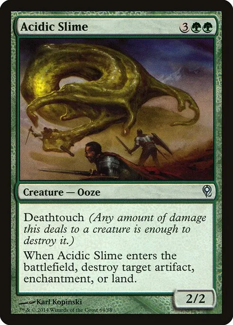 Acidic Slime, card 64 from Duel Decks: Jace vs. Vraska