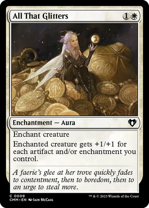 All That Glitters, card 9 from Commander Masters