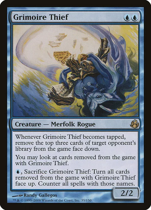 Grimoire Thief, card 35 from Morningtide