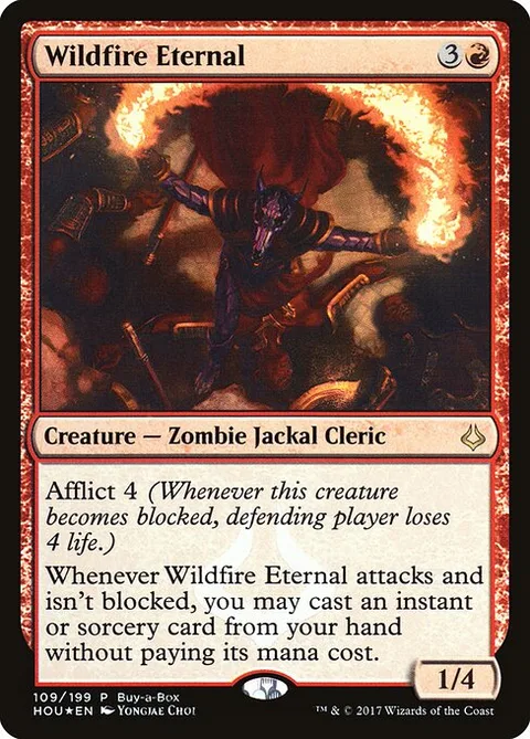Wildfire Eternal, card 109 from Hour of Devastation Promos