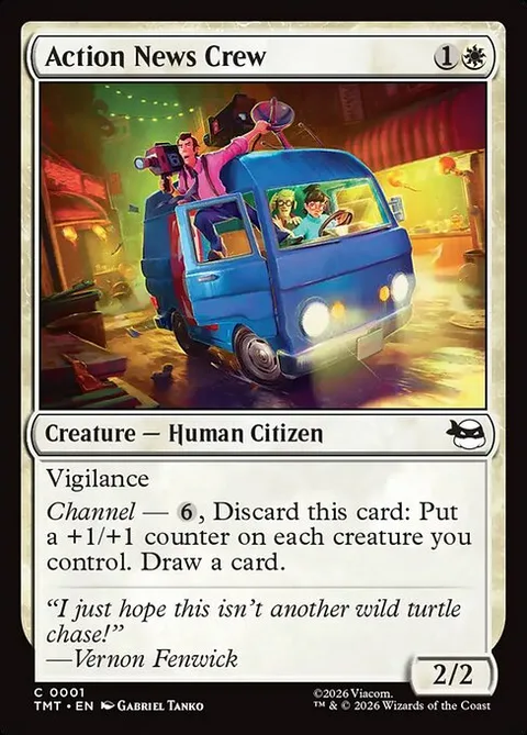 Action News Crew, carte 1 de Teenage Mutant Ninja Turtles