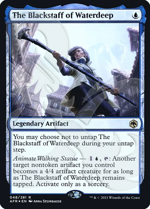 The Blackstaff of Waterdeep, carte 48a de Adventures in the Forgotten Realms Promos