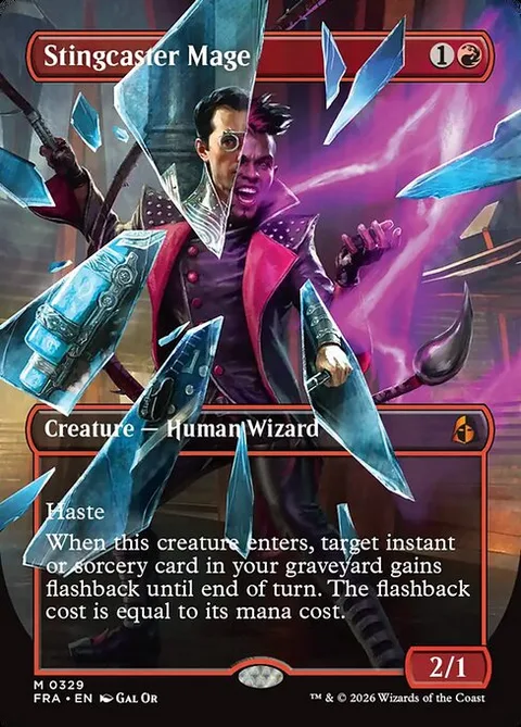 Stingcaster Mage, card 329 from Reality Fracture