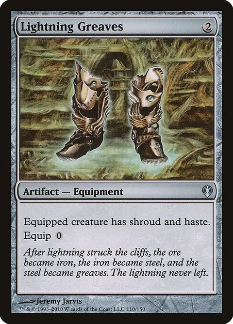 Lightning Greaves, carte 110 de Archenemy