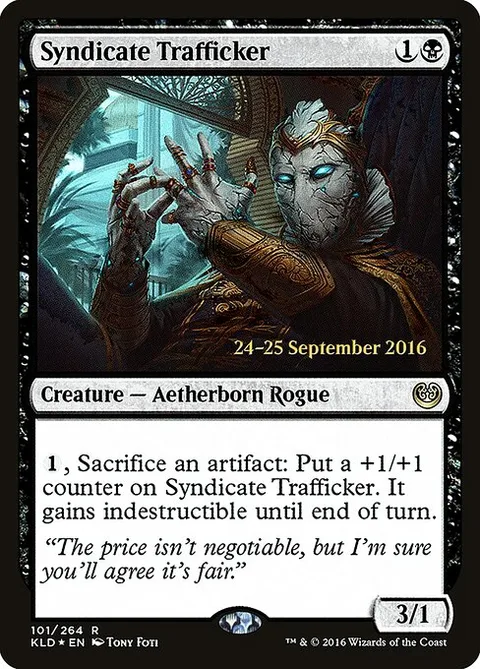 Syndicate Trafficker, carte 101s de Kaladesh Promos