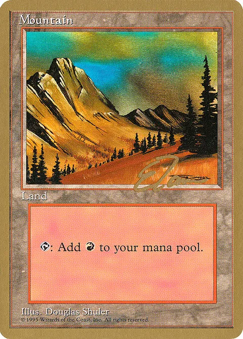 Mountain, carte et375 de Pro Tour Collector Set