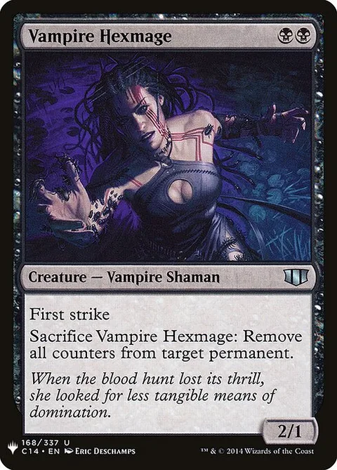 Vampire Hexmage, carte C14-168 de The List