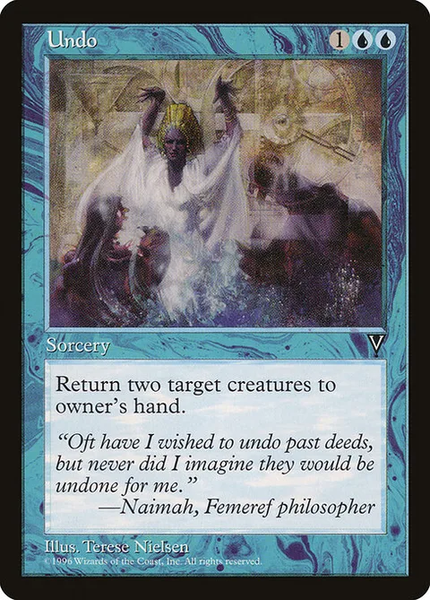 Undo, card 47 from Visions