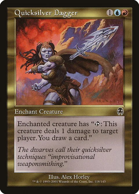 Quicksilver Dagger, card 118 from Apocalypse