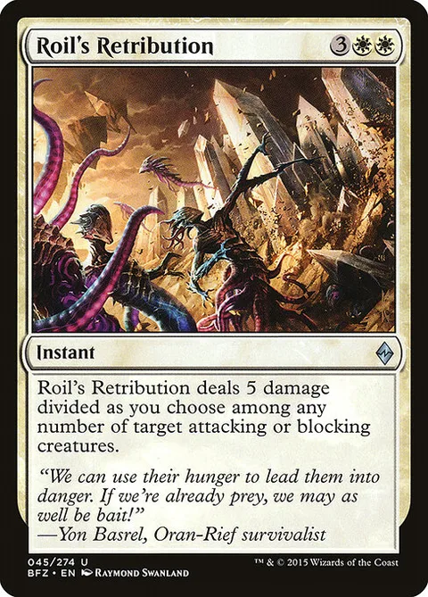 Roil's Retribution, carte 45 de Battle for Zendikar