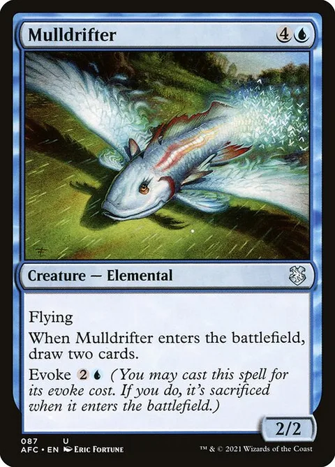 Mulldrifter, card 87 from Forgotten Realms Commander