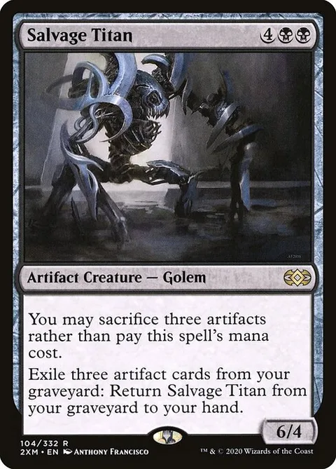 Salvage Titan, card 104 from Double Masters
