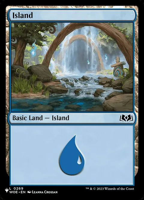 Island, card WOE-269 from The List