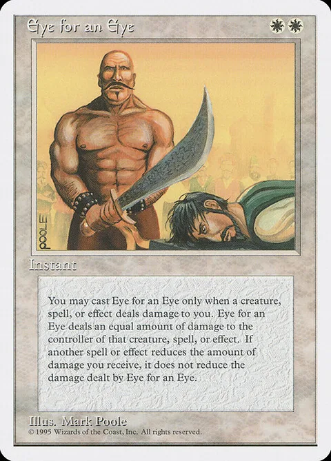 Eye for an Eye, card 25 from Fourth Edition