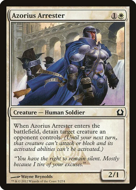 Azorius Arrester, card 5 from Return to Ravnica