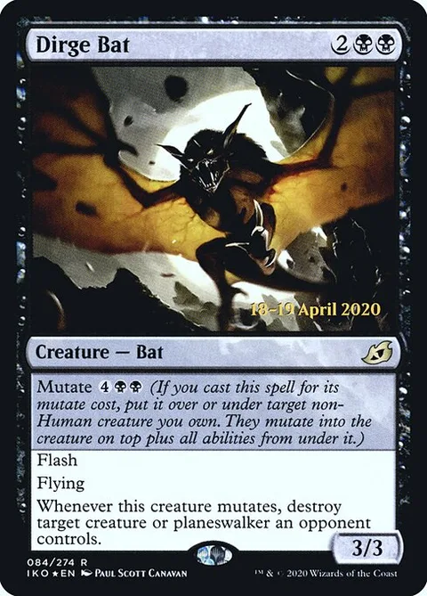 Dirge Bat, carte 84s de Ikoria: Lair of Behemoths Promos