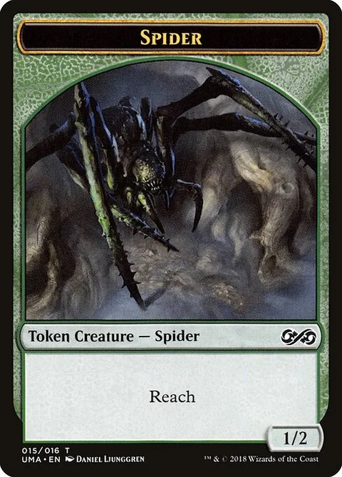 Spider, card 15 from Ultimate Masters Tokens