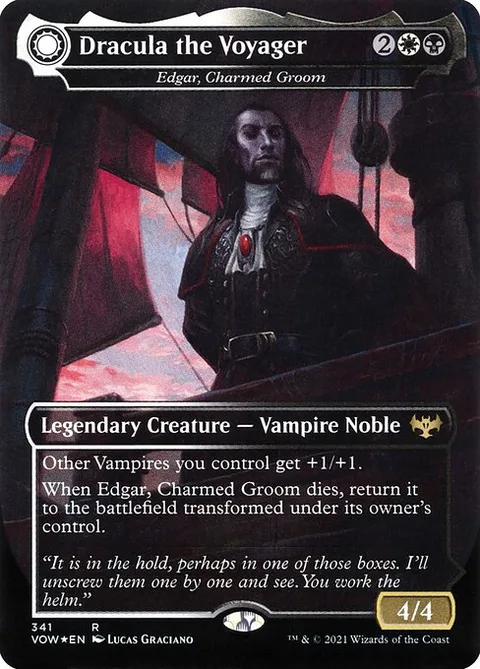 Edgar, Charmed Groom // Edgar Markov's Coffin, carte 341 de Innistrad: Crimson Vow
