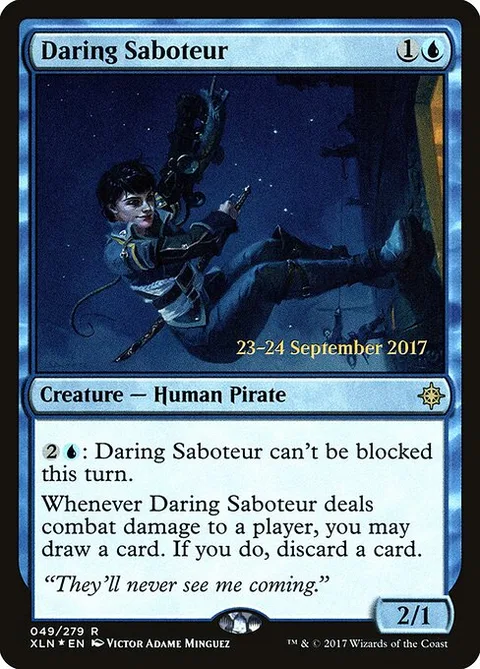 Daring Saboteur, card 49s from Ixalan Promos