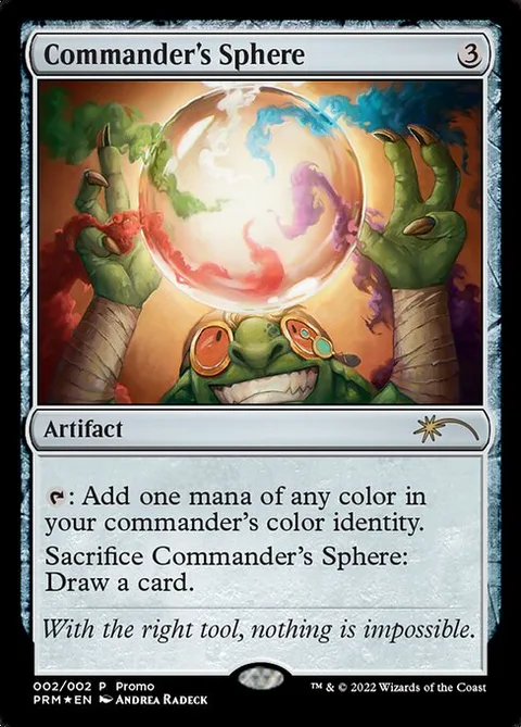 Commander's Sphere, card 8 from Wizards Play Network 2024
