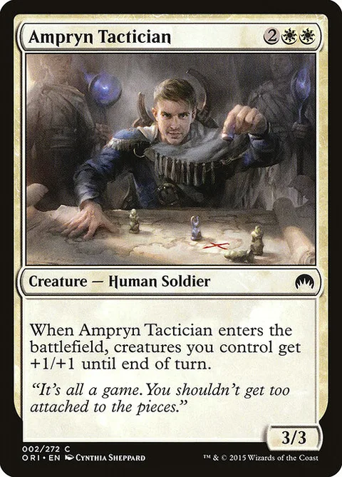 Ampryn Tactician, card 2 from Magic Origins