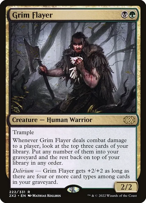 Grim Flayer, carte 222 de Double Masters 2022