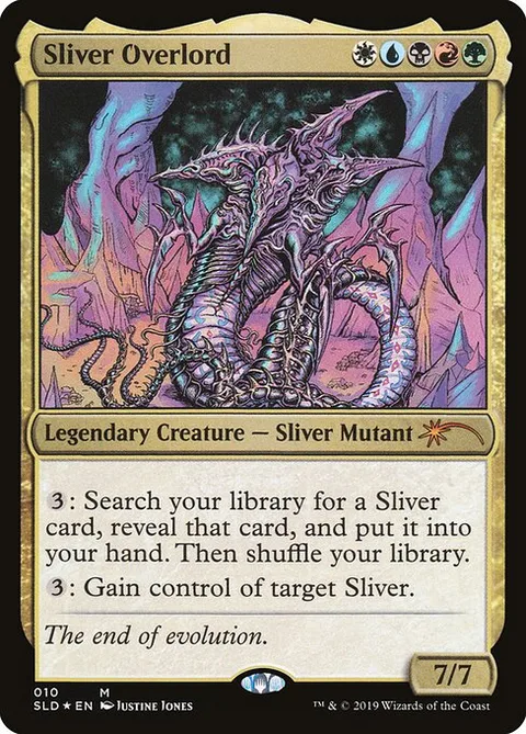 Sliver Overlord, card 10 from Secret Lair Drop