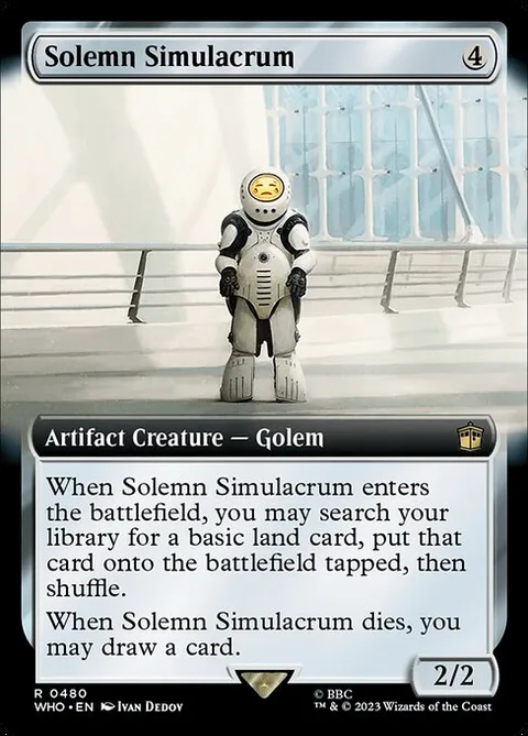 Solemn Simulacrum, card 480 from Doctor Who