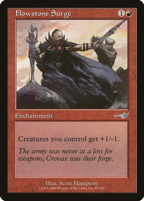 Flowstone Surge, card 85 from Nemesis
