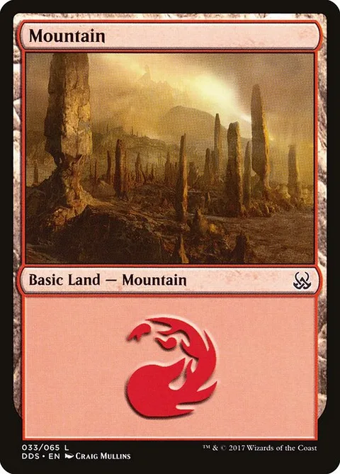 Mountain, carte 33 de Duel Decks: Mind vs. Might