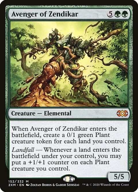 Avenger of Zendikar, card 152 from Double Masters