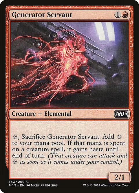 Generator Servant, carte 143 de Magic 2015