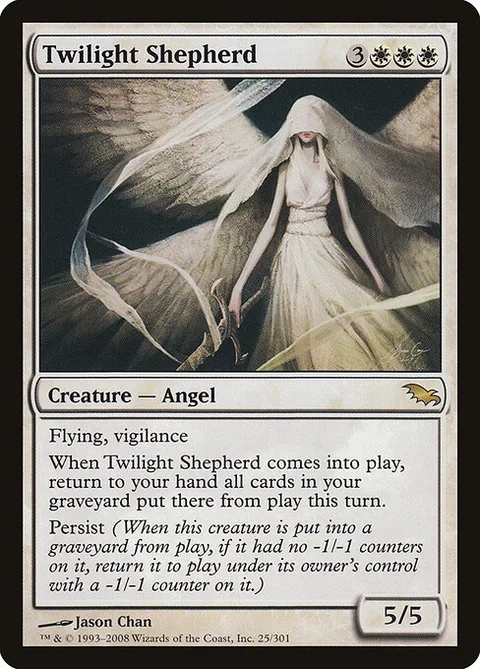 Twilight Shepherd, card 25 from Shadowmoor