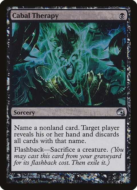 Cabal Therapy, card 12 from Premium Deck Series: Graveborn