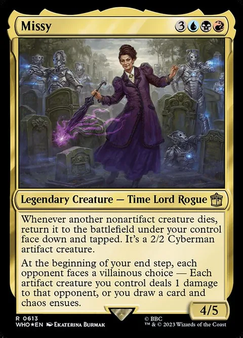 Missy, card 613 from Doctor Who