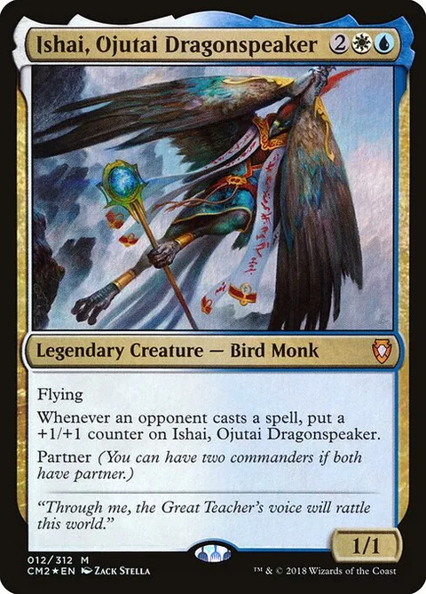 Ishai, Ojutai Dragonspeaker, card 12 from Commander Anthology Volume II