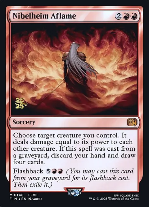 Nibelheim Aflame, card 146s from Final Fantasy Promos