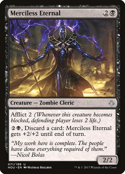 Merciless Eternal, card 71 from Hour of Devastation