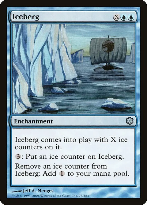 Iceberg, card 73 from Coldsnap Theme Decks
