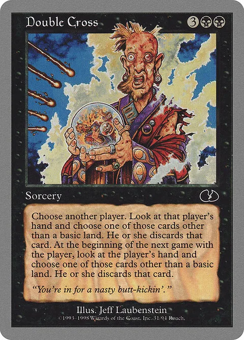 Double Cross, card 31 from Unglued