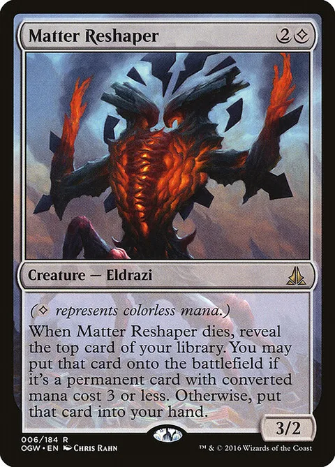 Matter Reshaper, card 6 from Oath of the Gatewatch
