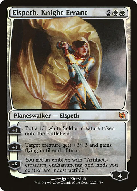 Elspeth, Knight-Errant, carte 1 de Duel Decks: Elspeth vs. Tezzeret