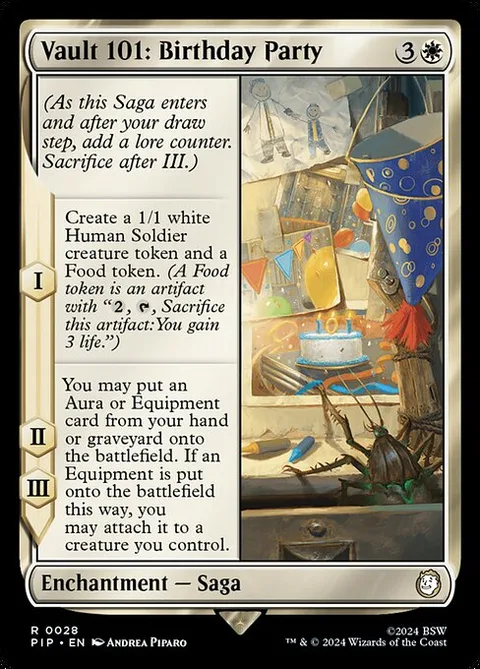 Vault 101: Birthday Party, carte 28 de Fallout
