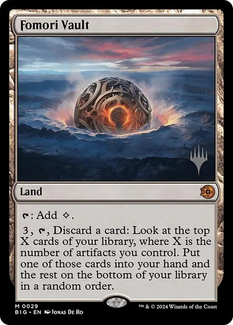 Fomori Vault, card 29p from The Big Score Promos