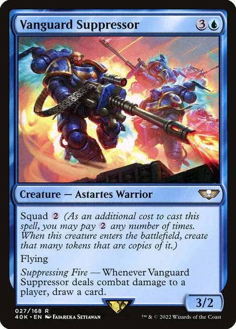 Vanguard Suppressor, carte 27 de Warhammer 40,000 Commander