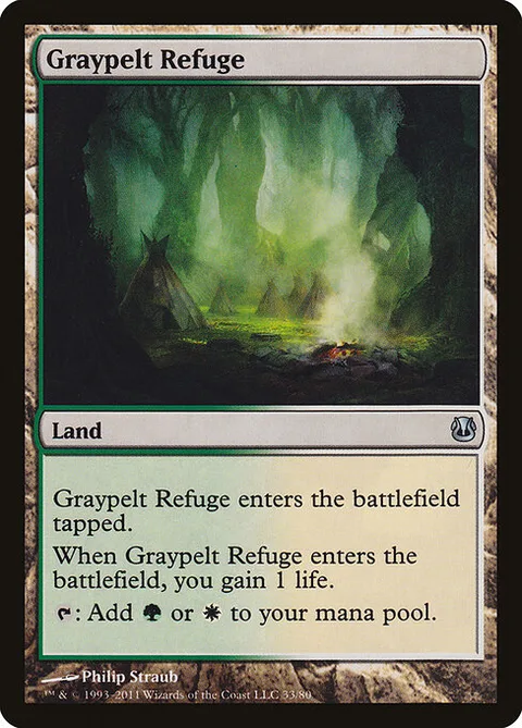 Graypelt Refuge, carte 33 de Duel Decks: Ajani vs. Nicol Bolas